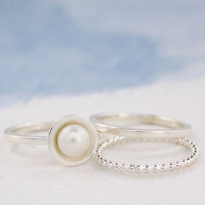 set of Pearl stackable rings
