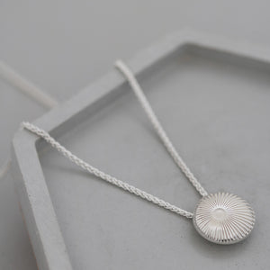 Sterling Silver round necklace