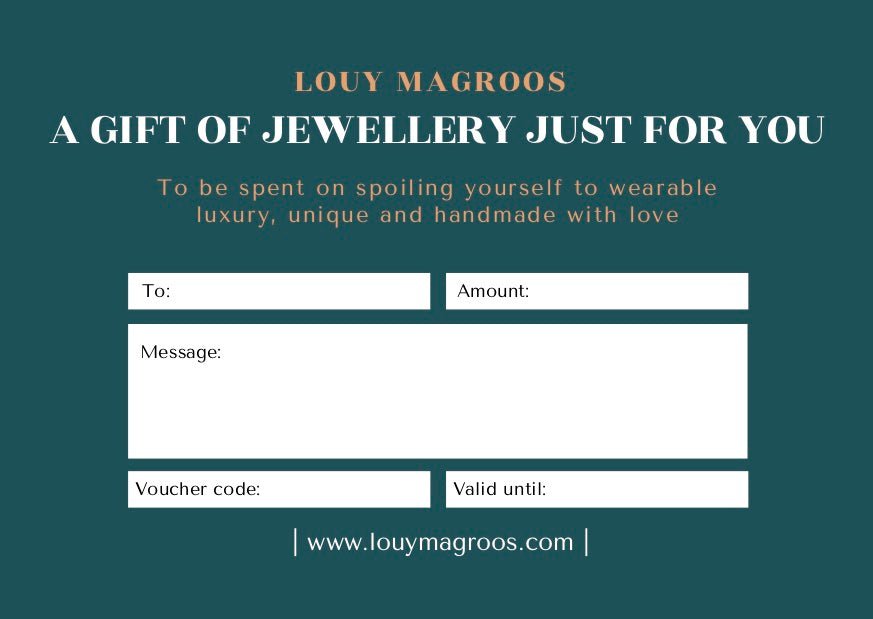 jewellery gift card