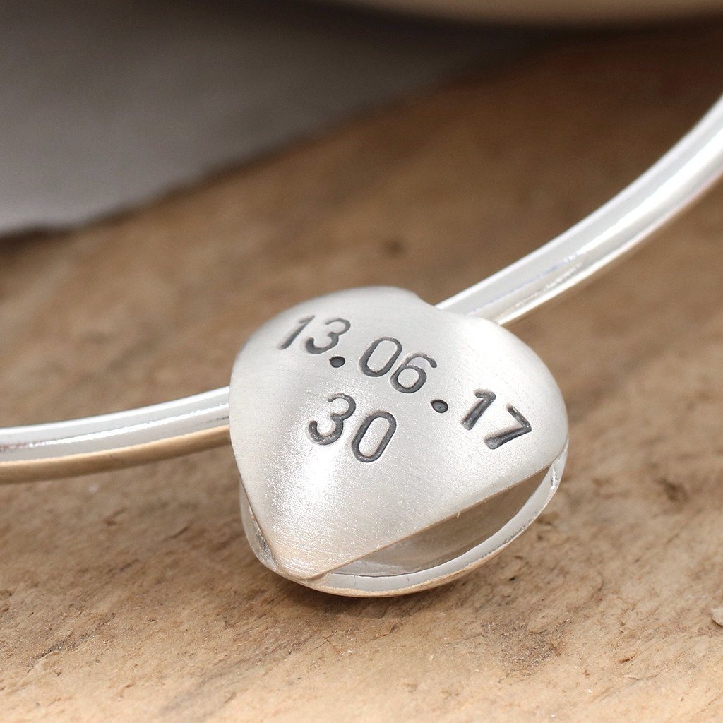 personalised silver bracelets for her