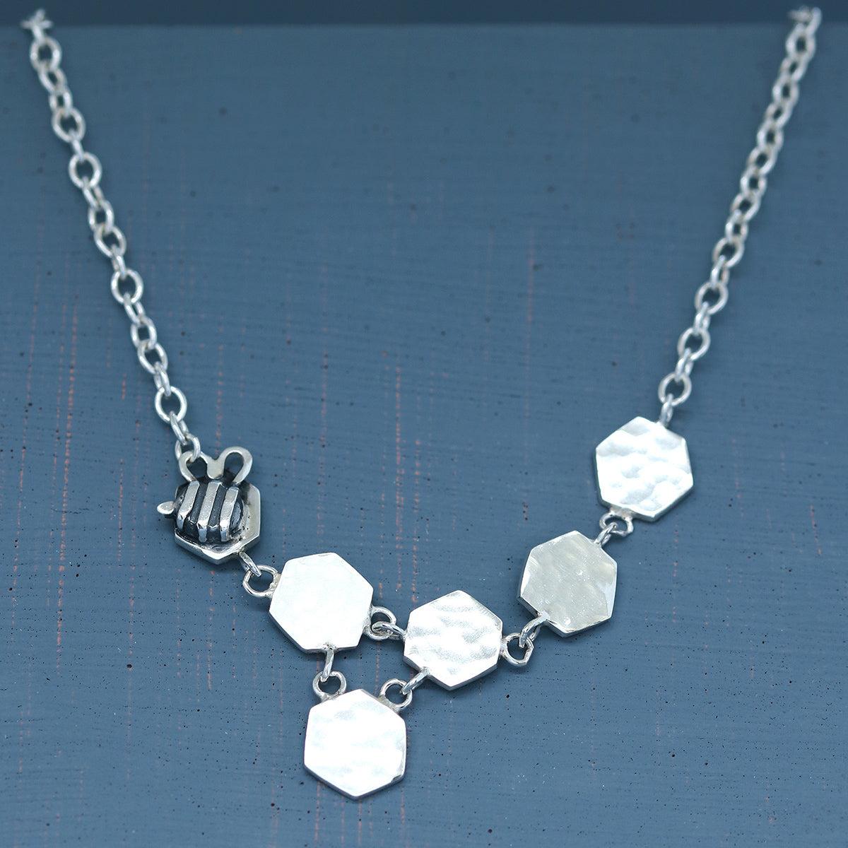 Workshop Original Honeycomb Bee Necklace