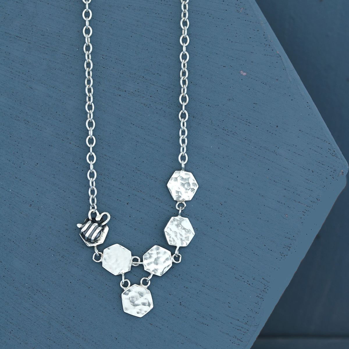 Workshop Original Honeycomb Bee Necklace