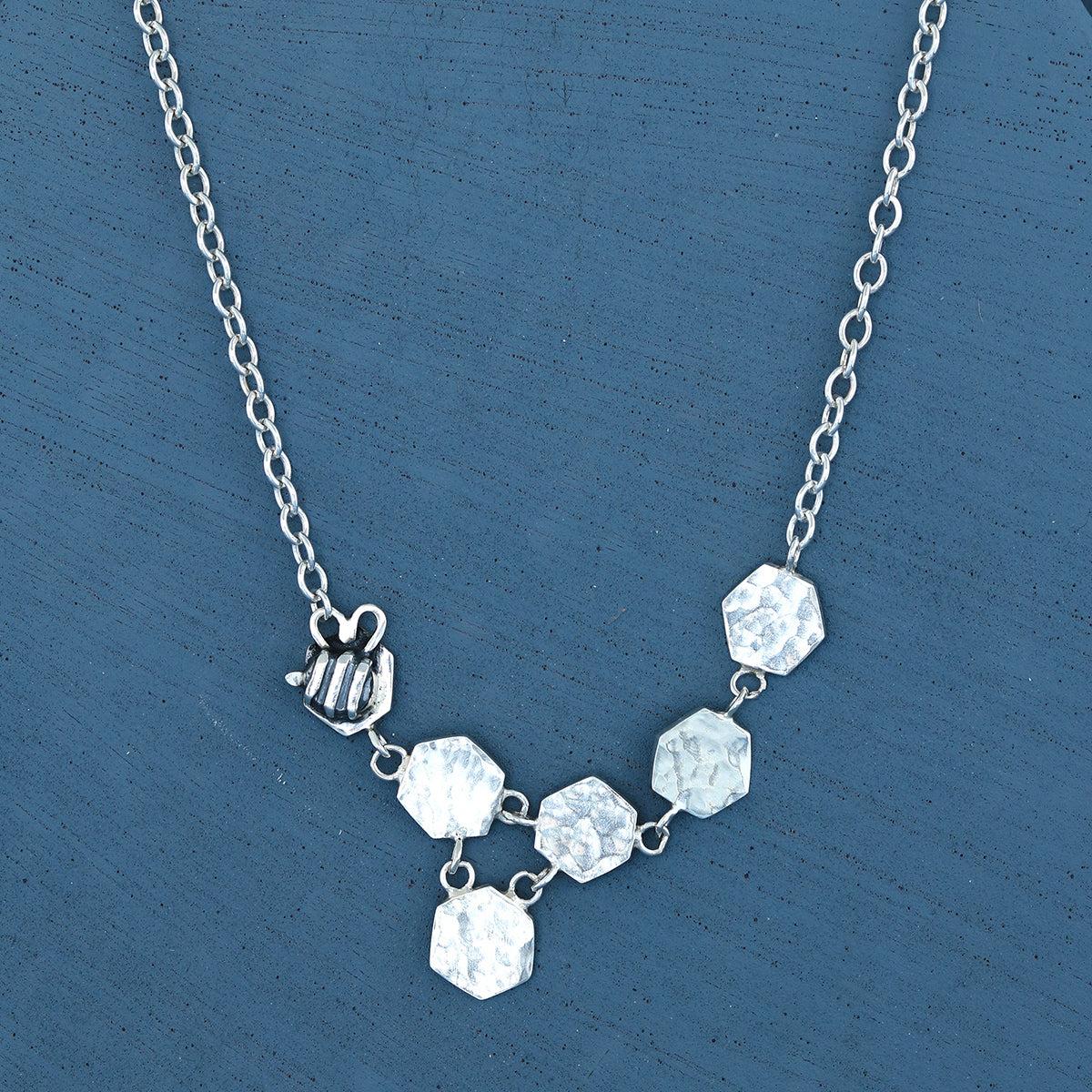 Workshop Original Honeycomb Bee Necklace