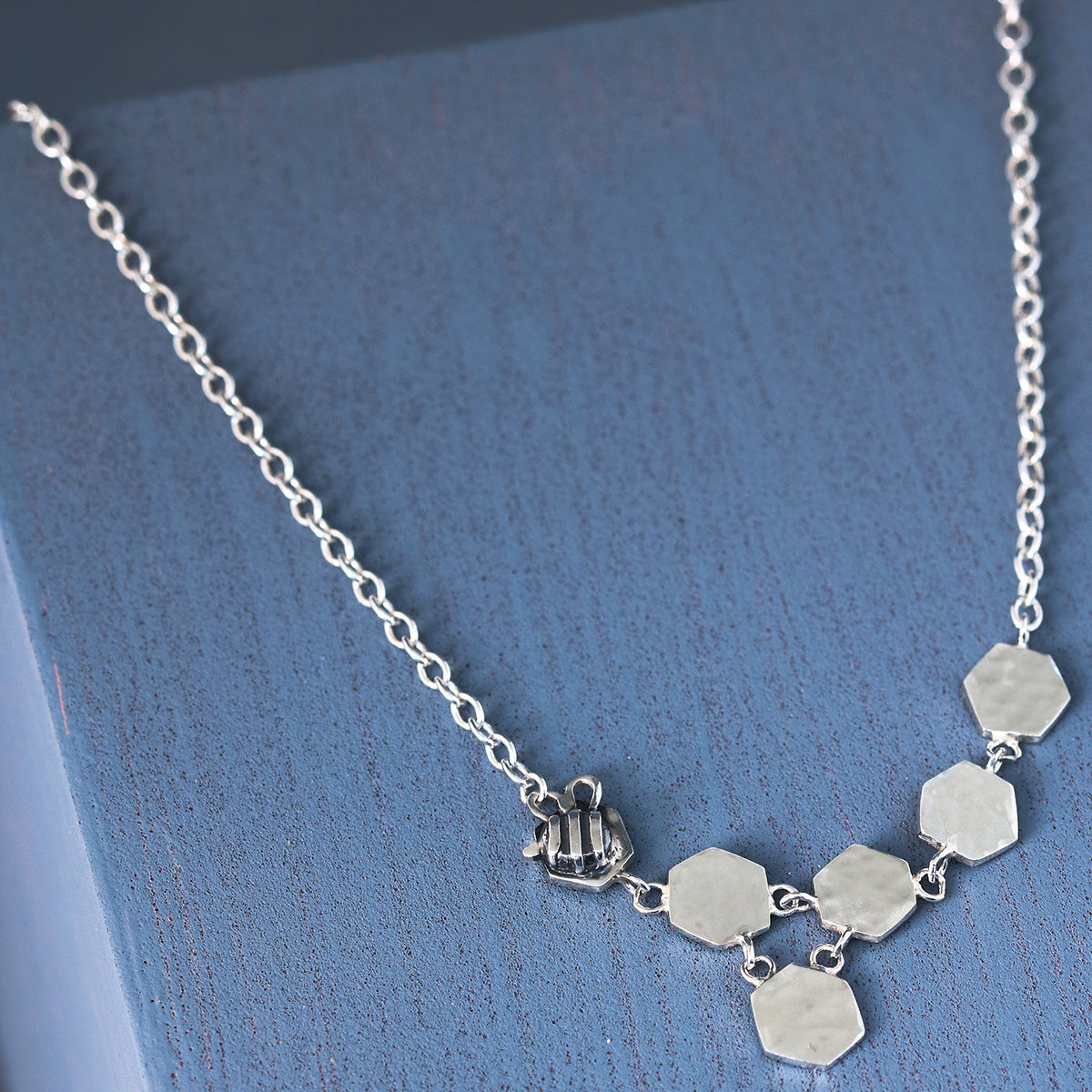 Workshop Original Honeycomb Bee Necklace