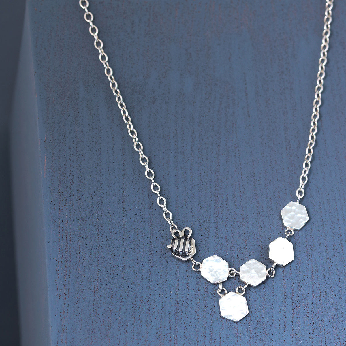 Workshop Original Honeycomb Bee Necklace