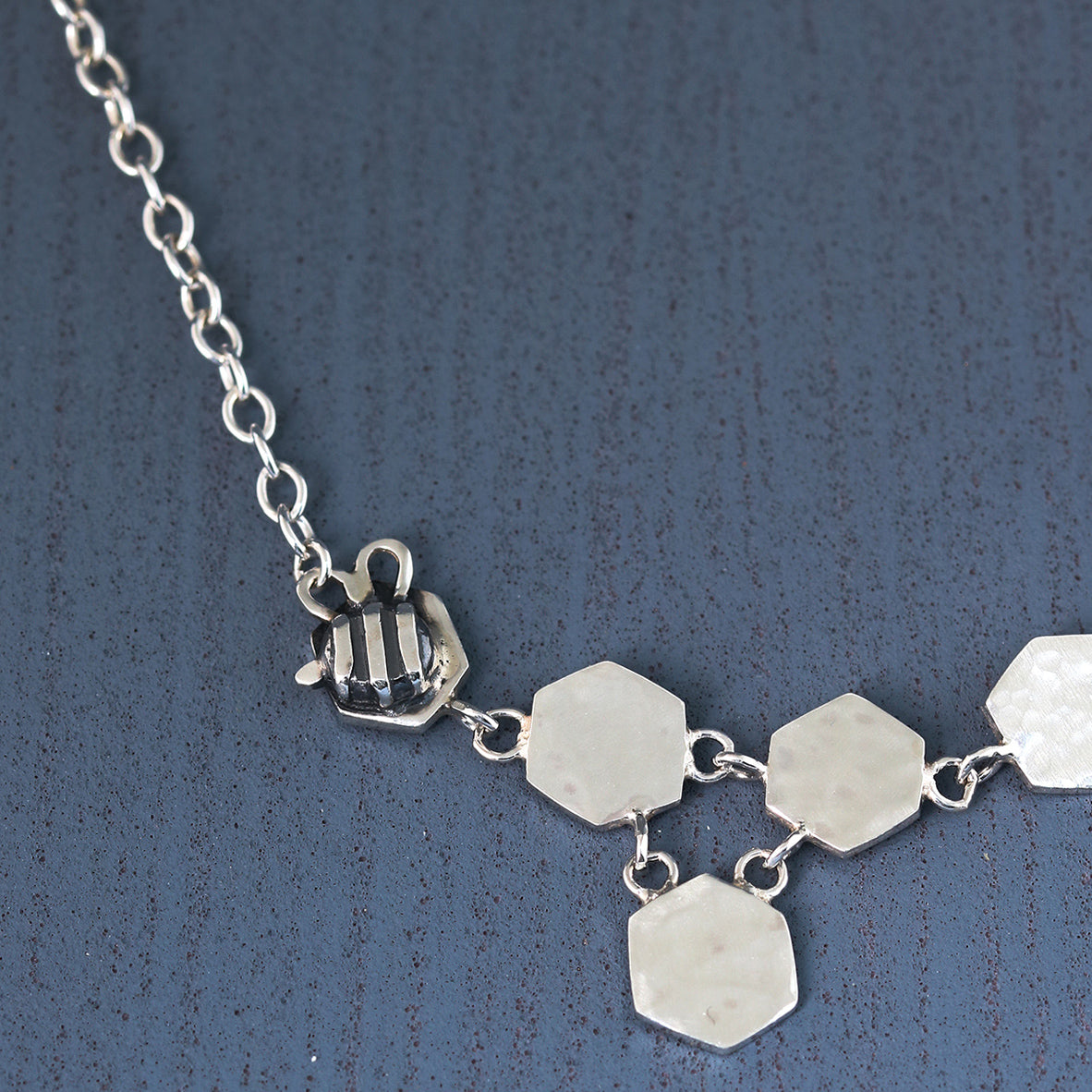 Workshop Original Honeycomb Bee Necklace