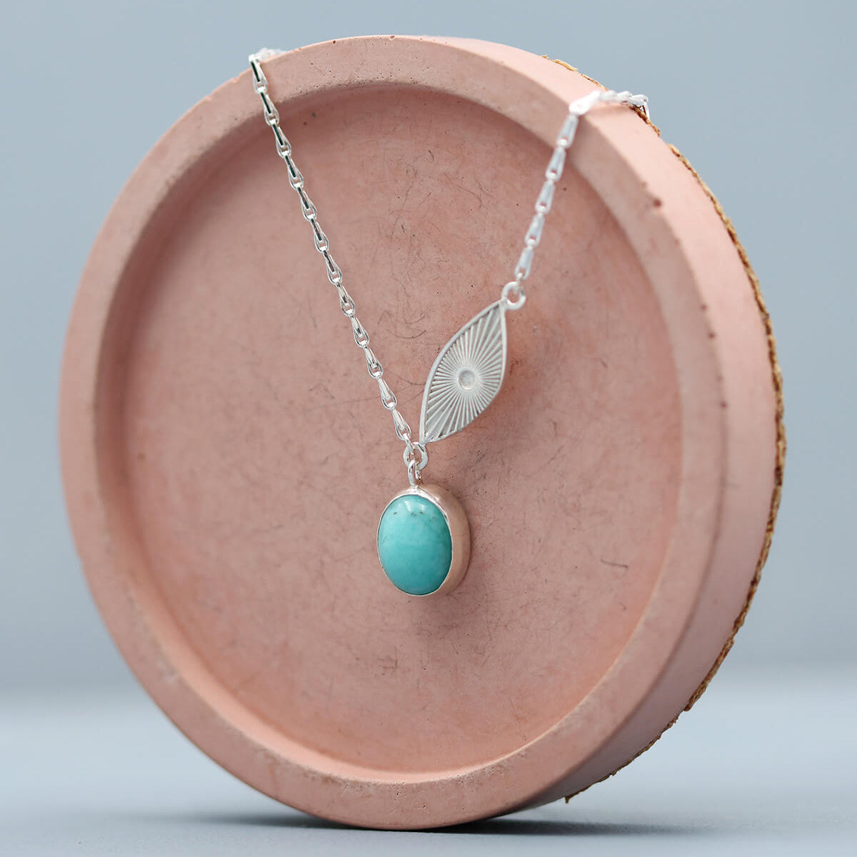 Workshop Original Amazonite Sunburst Asymmetrical Necklace