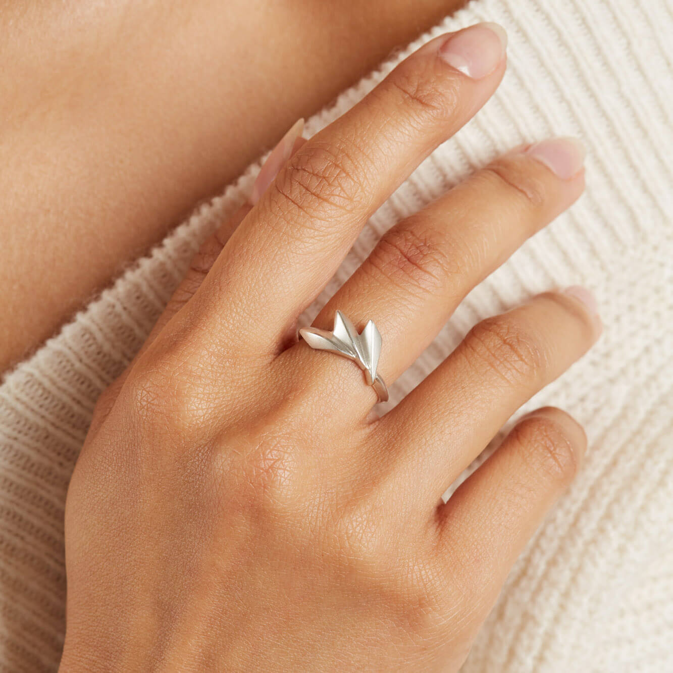 Art Deco Fan Ring