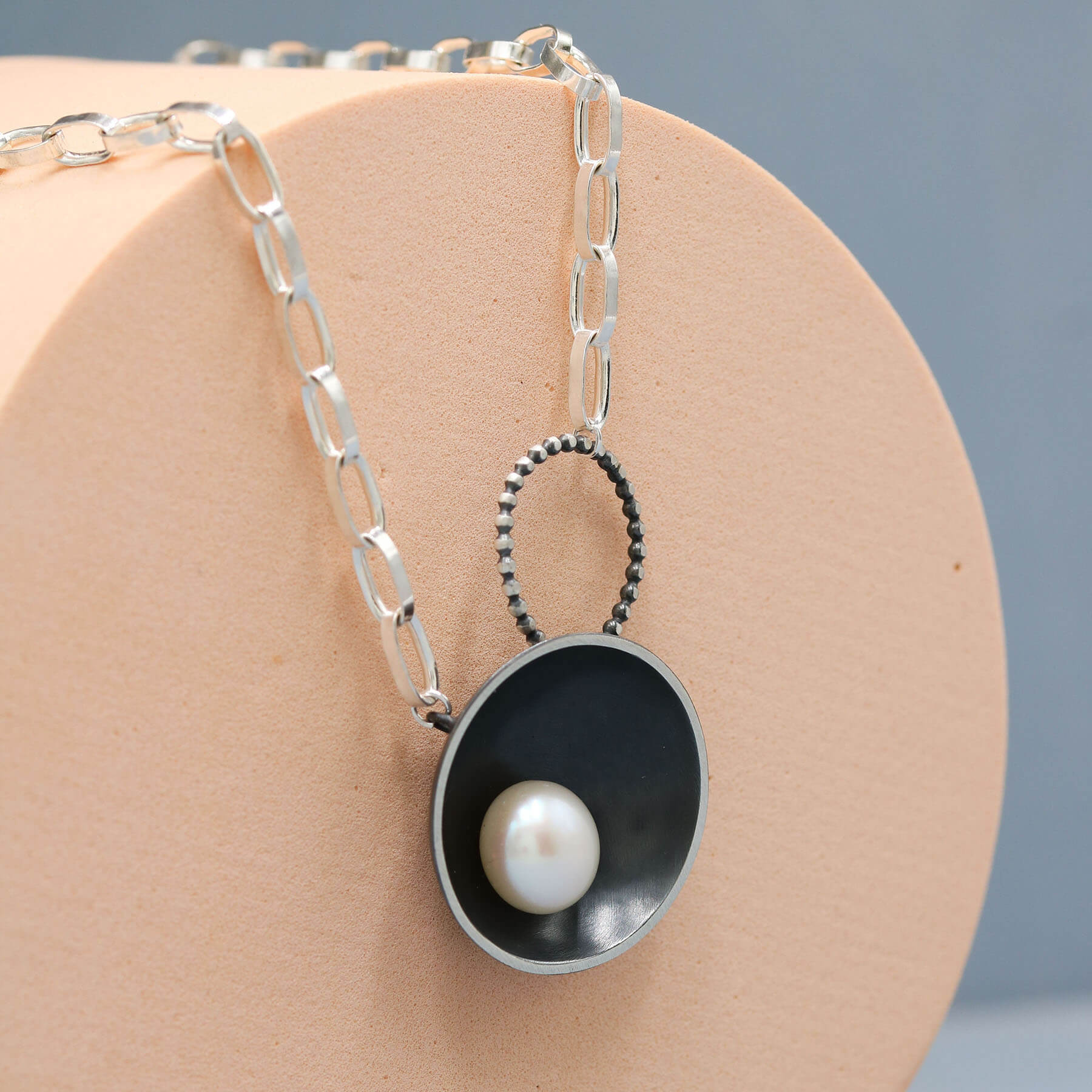 Workshop Original Chunky Chain Pearl Necklace