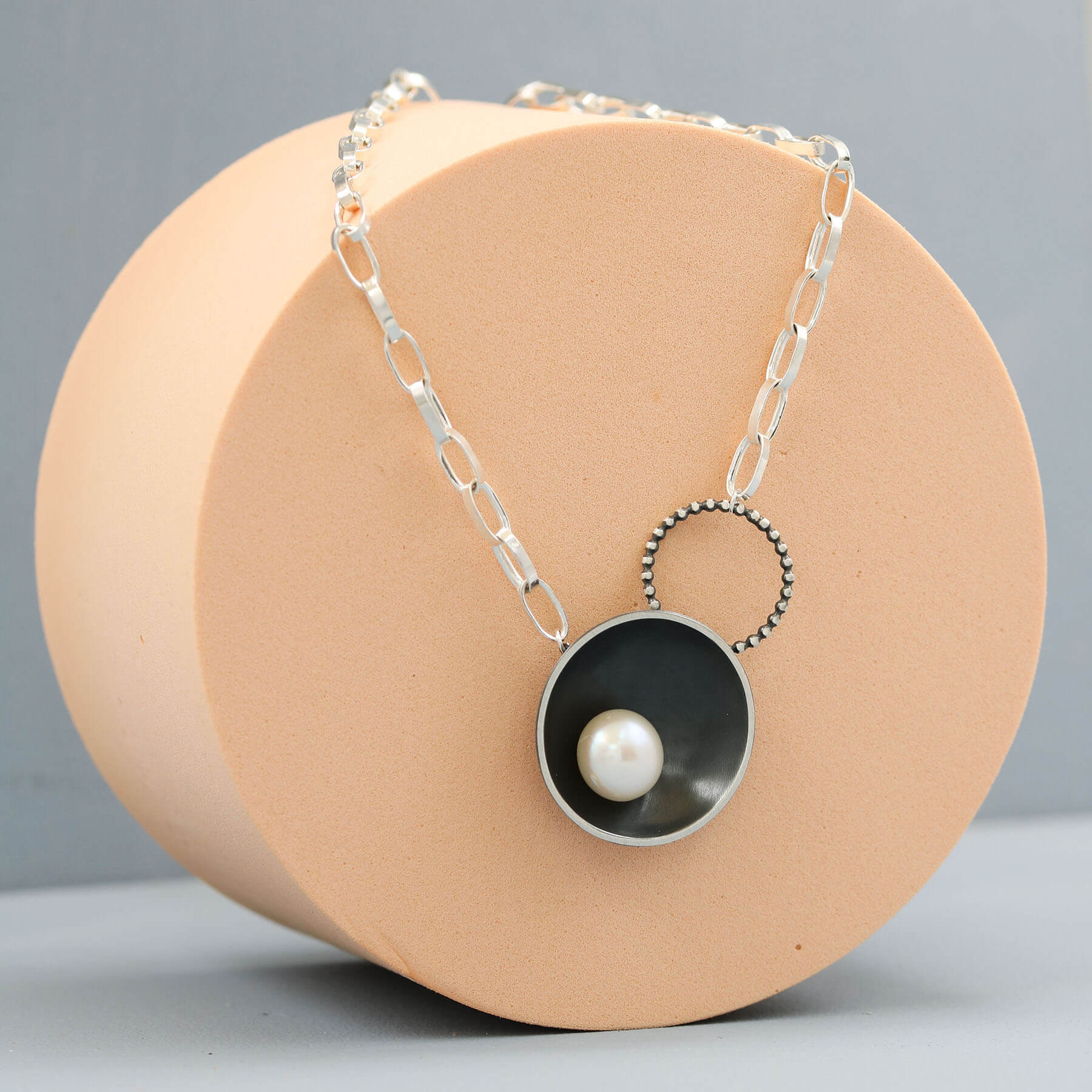 Workshop Original Chunky Chain Pearl Necklace