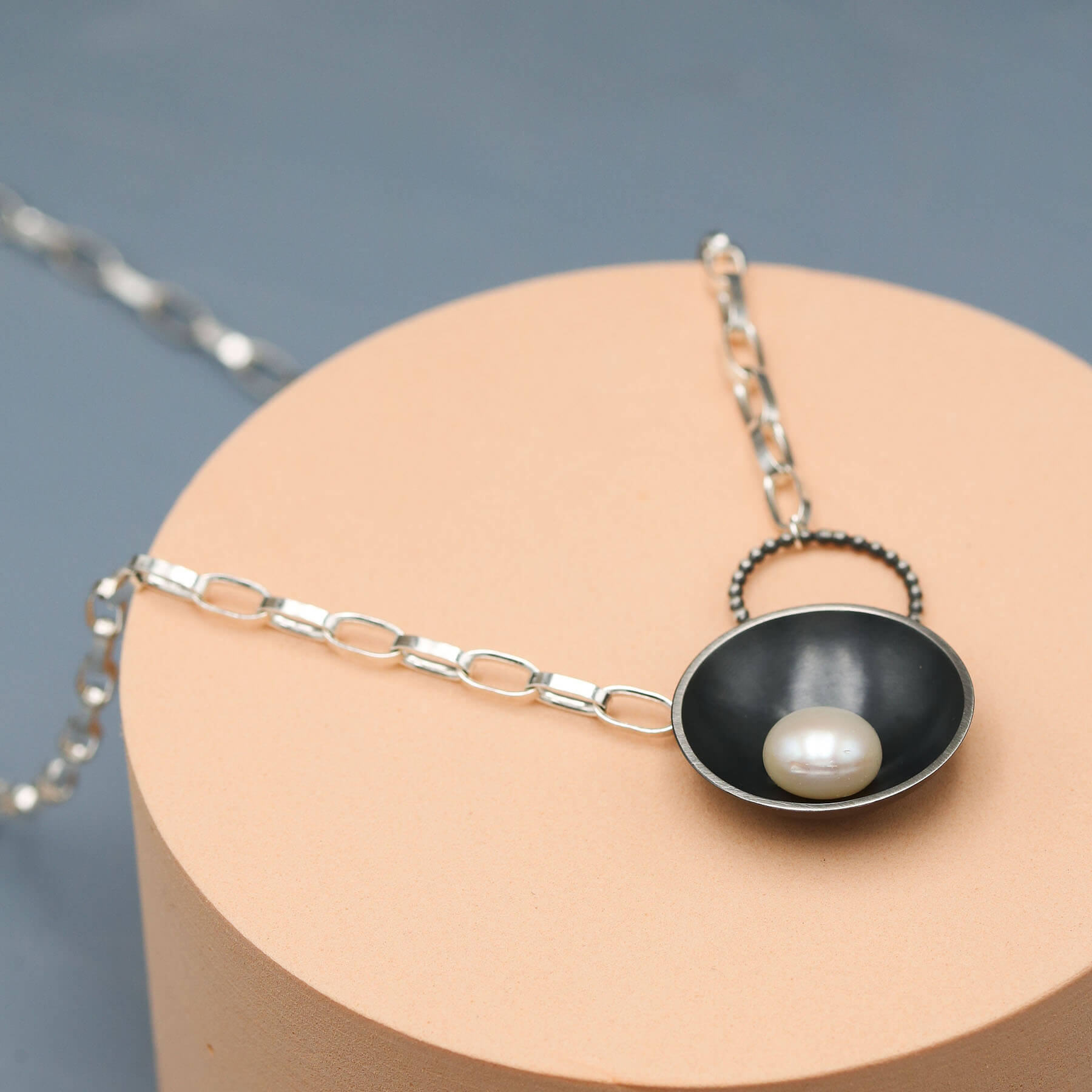 Workshop Original Chunky Chain Pearl Necklace