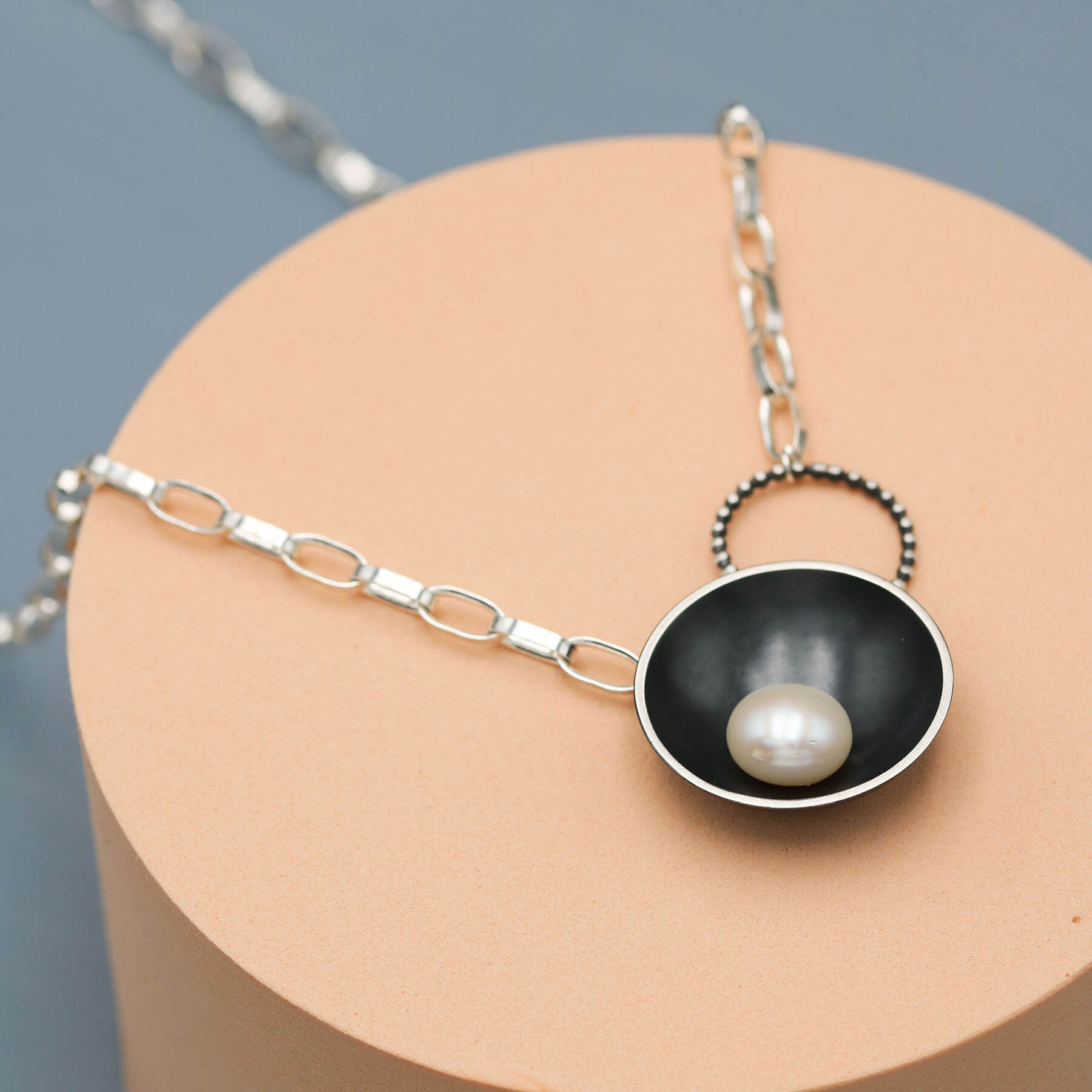 Workshop Original Chunky Chain Pearl Necklace