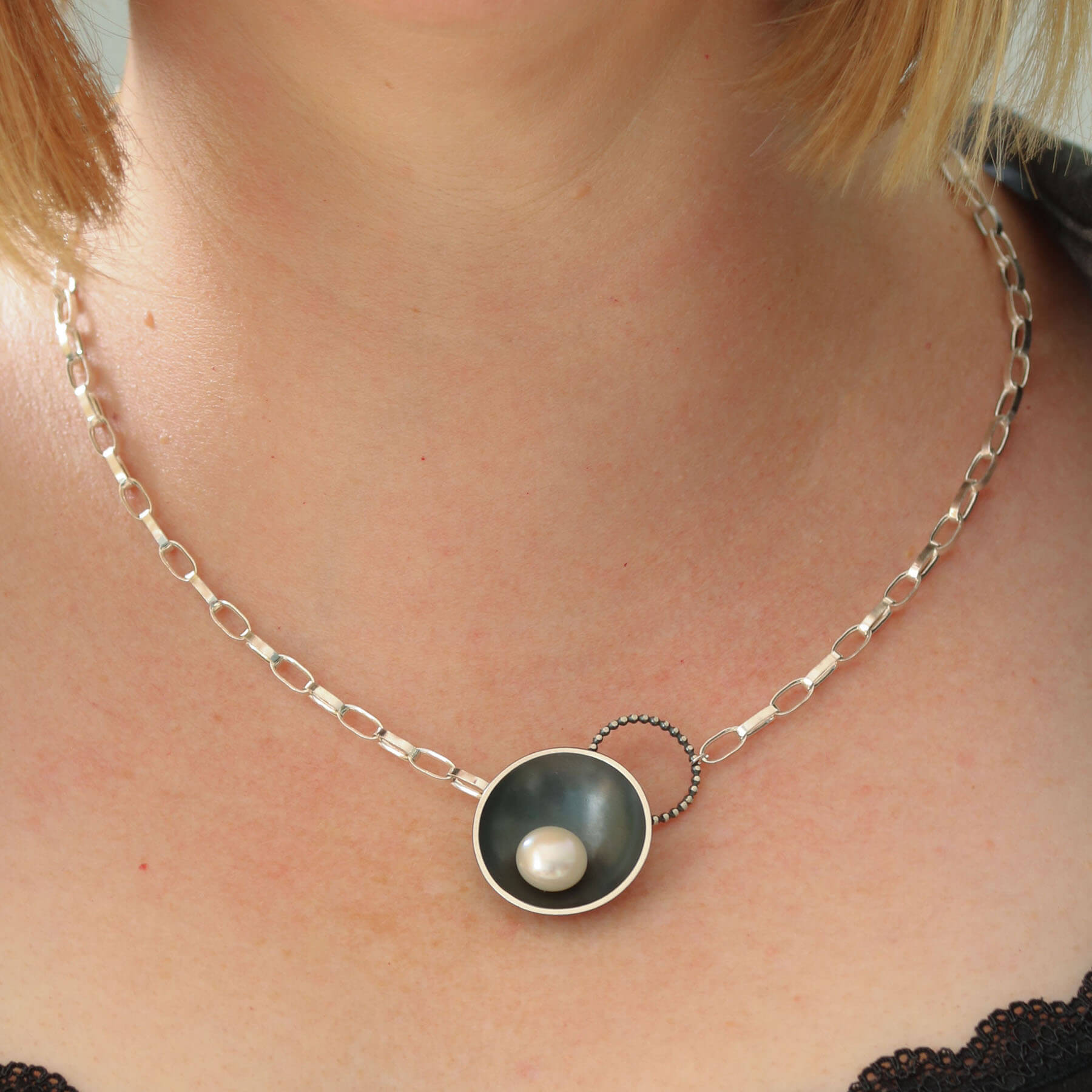 Workshop Original Chunky Chain Pearl Necklace
