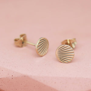 Simple gold studs