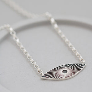 Art Deco silver necklace