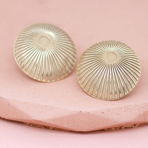 Plain Gold stud earrings