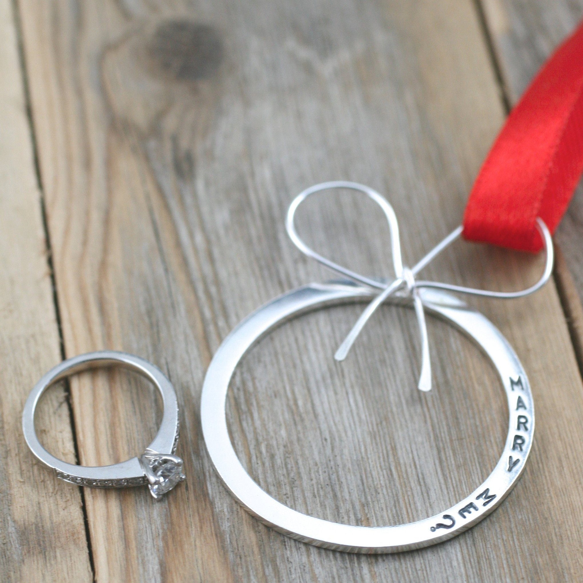 Marry Me Bauble. Christmas Proposal Bauble - Louy Magroos