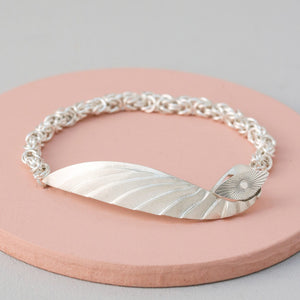 Handmade silver bracelet by Louy Magroos