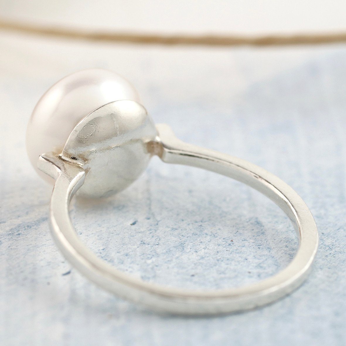 ivory pearl cocktail ring