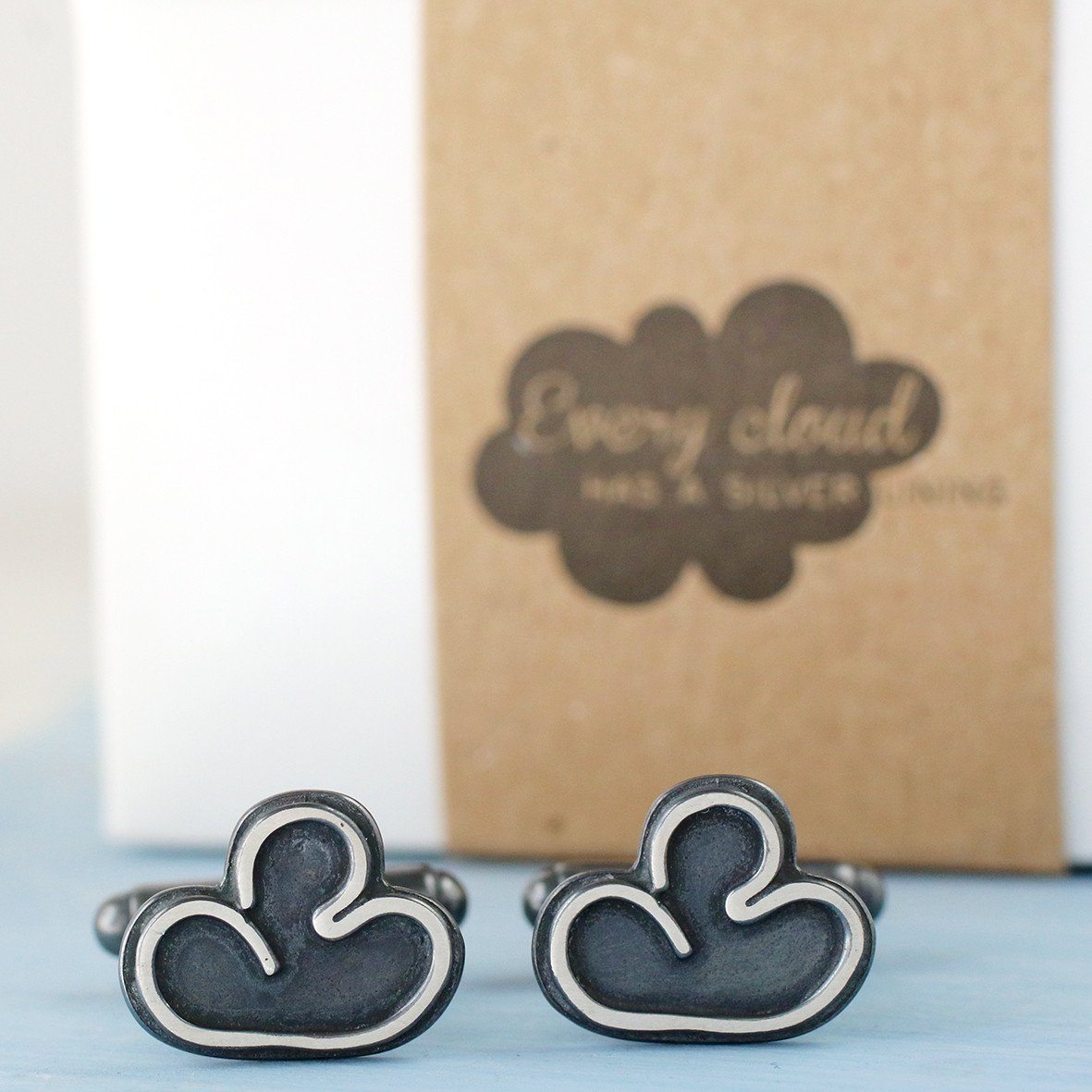 positive thoughts cufflinks
