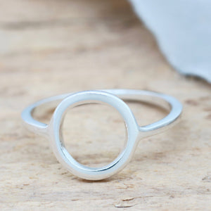 Silver Cirlce Ring