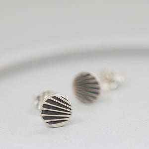 Simple silver studs