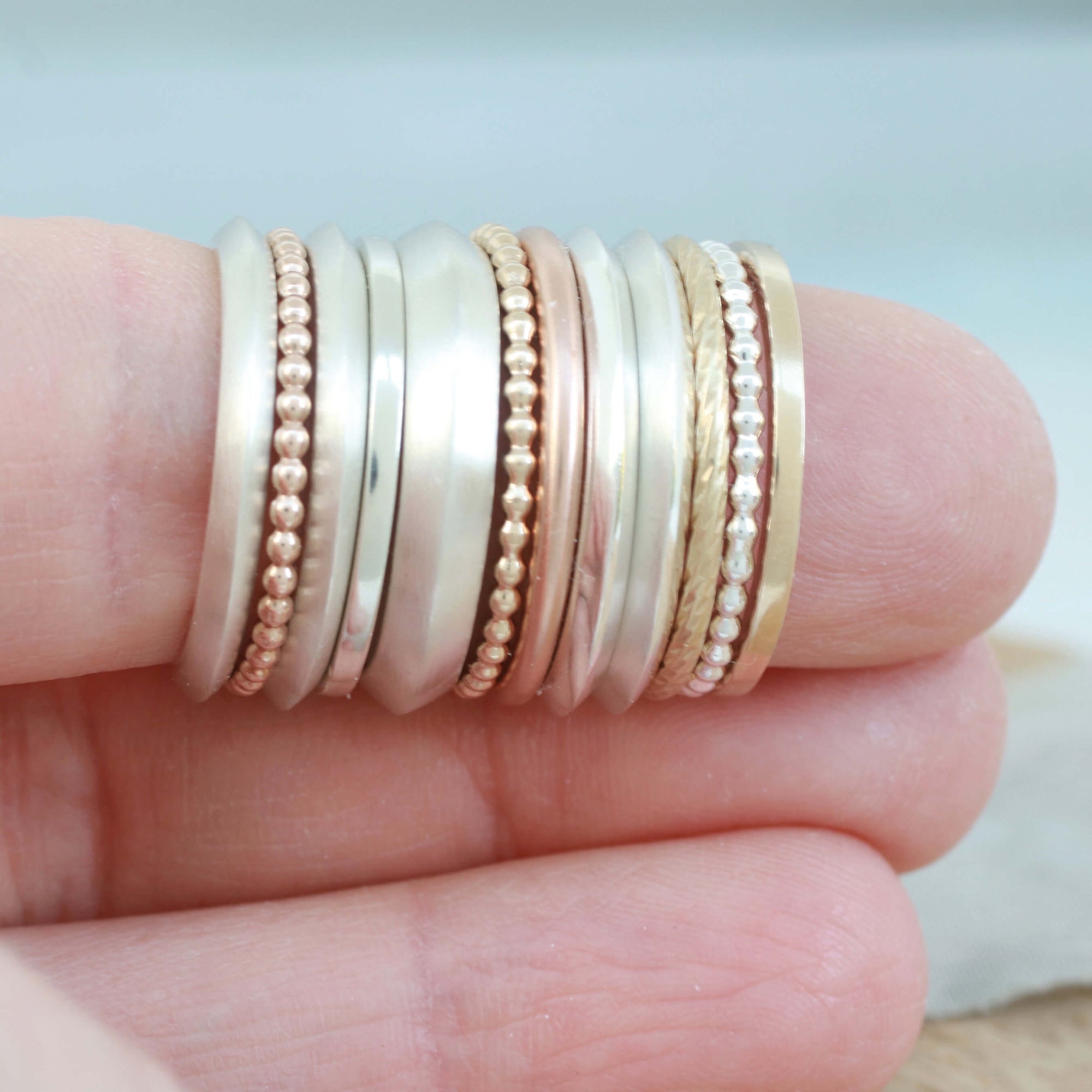 thin band rings