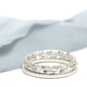 plain silver rings