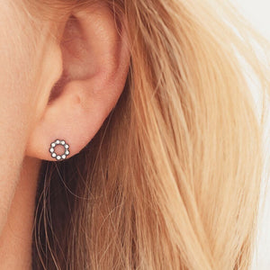 Tiny stud earrings
