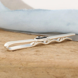 sterling silver tie clip