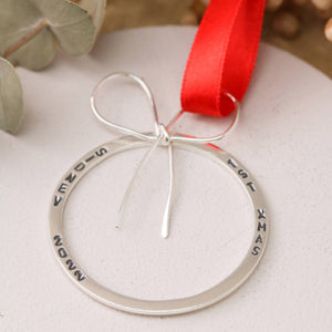 sterling silver first christmas ornament UK